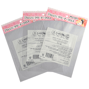 OPP pouches with hearder OPP pouches with header and hanging hole