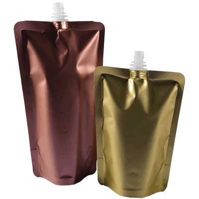 Metallic Stand up Spouted Pouch Metallic Stand up Spouted Pouch