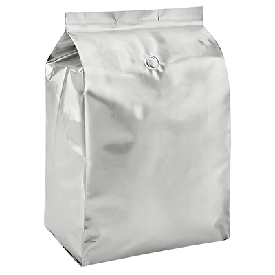 Metallic silver side gusset bags Metallic silver side gusset bags