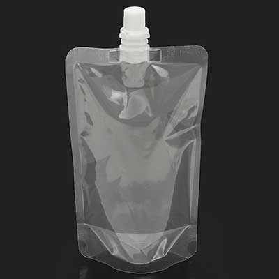 Transparent spout pouches Transparent spout pouches
