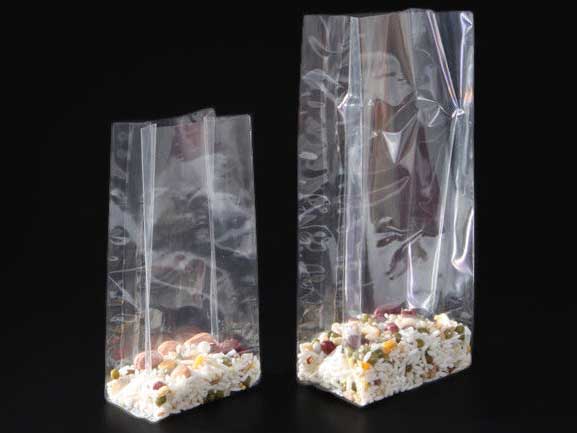 Cear side gusset bags Cear side gusset bags