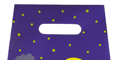 Ergonomic handles of coffee bags Ergonomic handles of coffee bags