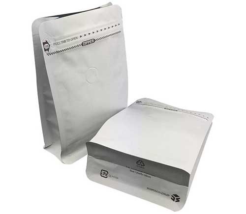 Pocket ziplock block bottom pouches Pocket ziplock block bottom pouches