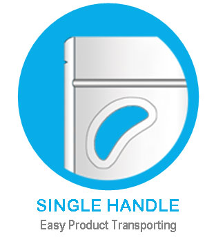 Die cut handle Die cut handle