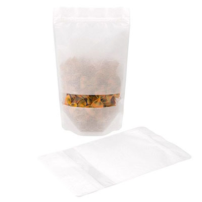 Rice paper zipper standing pouch Rice paper zipper standing pouch
