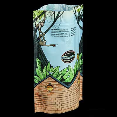 Bio-plastic stand up pouch Frosted matt stand up pouches
